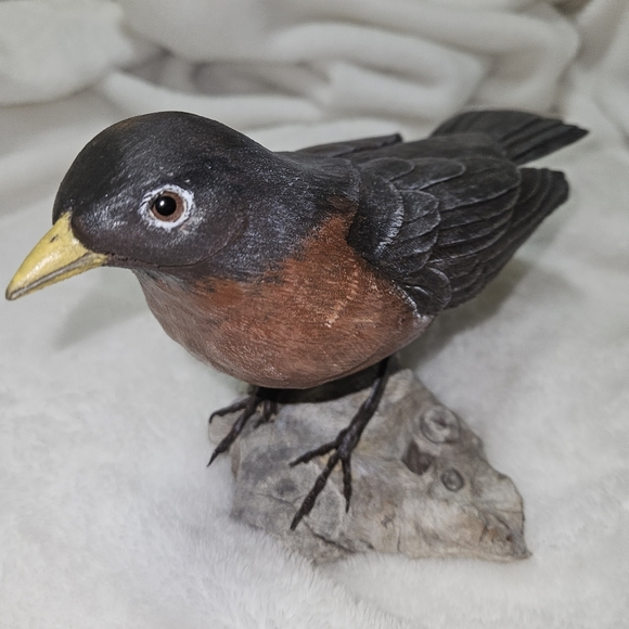 One of a kind wood carving by Barbara Remington Johnson - Picture 6 of 14